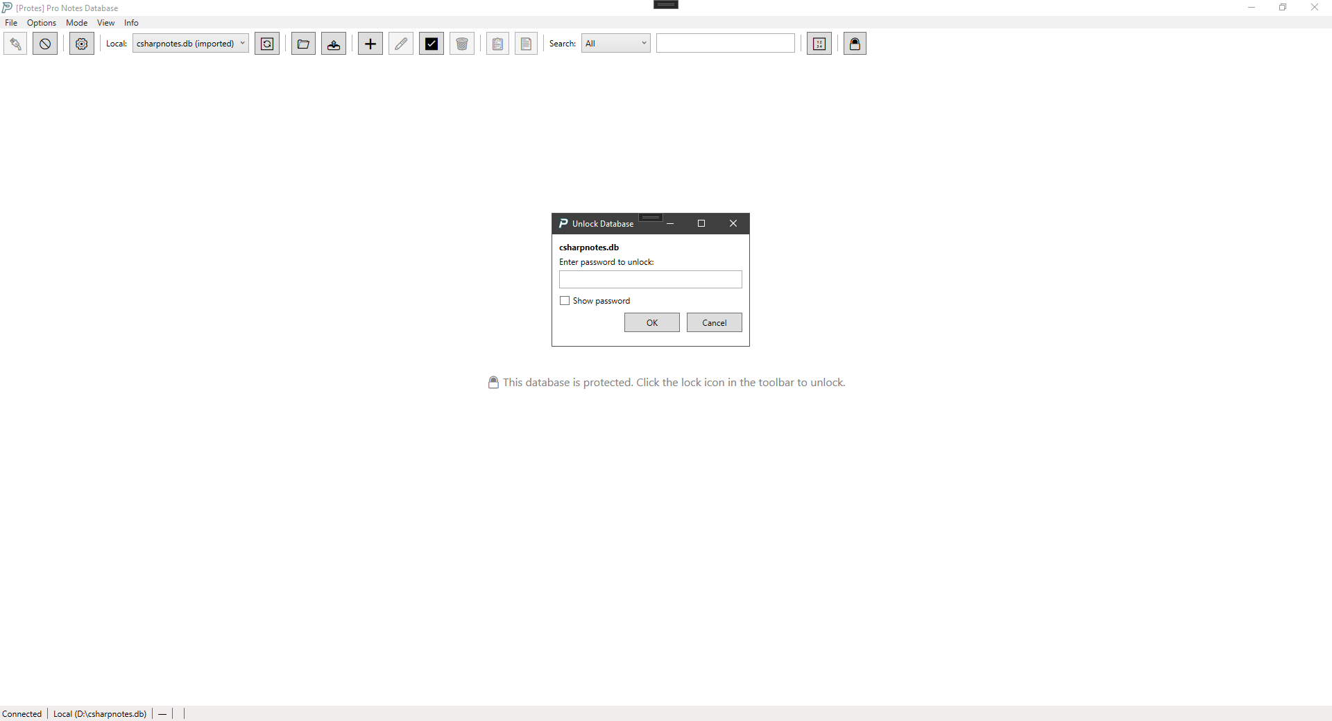GitHub - PogaZeus/Protes: Pro Notes Database - Notepad type Editor with ...